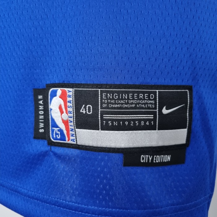 Julius Randle New York Knicks 75th Anniversary Swingman Jersey Blue