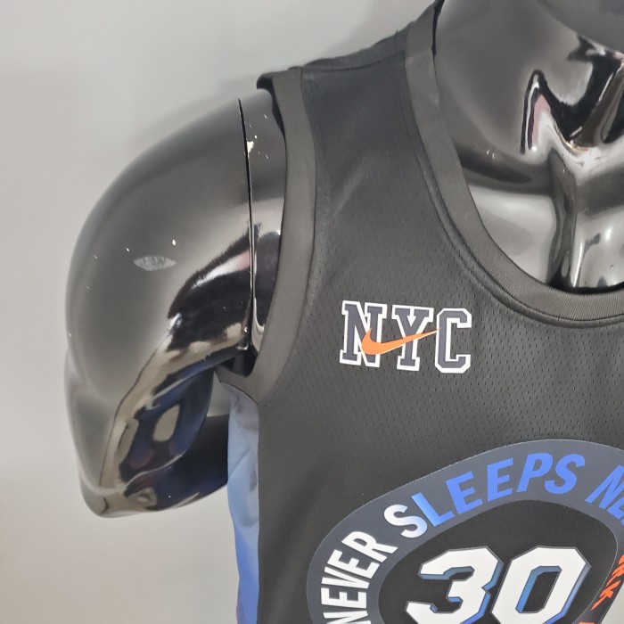Julius Randle New York Knicks City Edition Swingman Jersey Black
