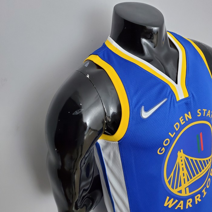 Klay Thompson Golden State Warriors 75th Anniversary Swingman Jersey Mexico Edition Blue