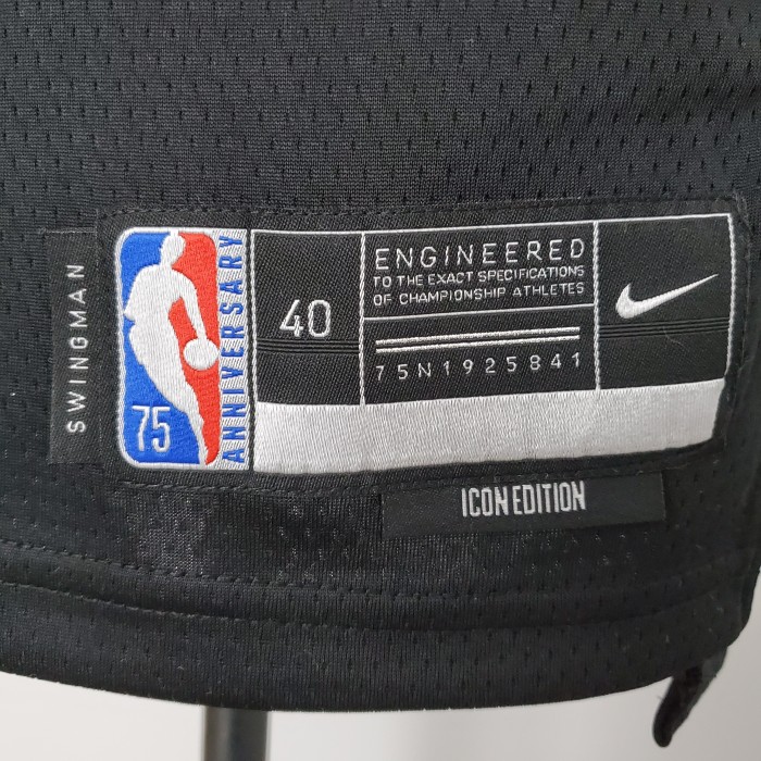 Seth Curry Brooklyn Nets 75th Anniversary Swingman Jersey Black