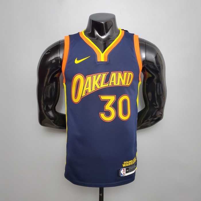 Stephen Curry Golden State Warriors City Edition Swingman Jersey Royal Blue