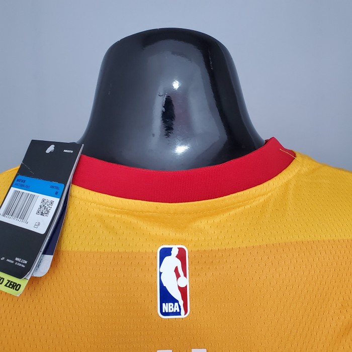 Donovan Mitchell Utah Jazz Rainbow Gradient Orange Swingman Jersey