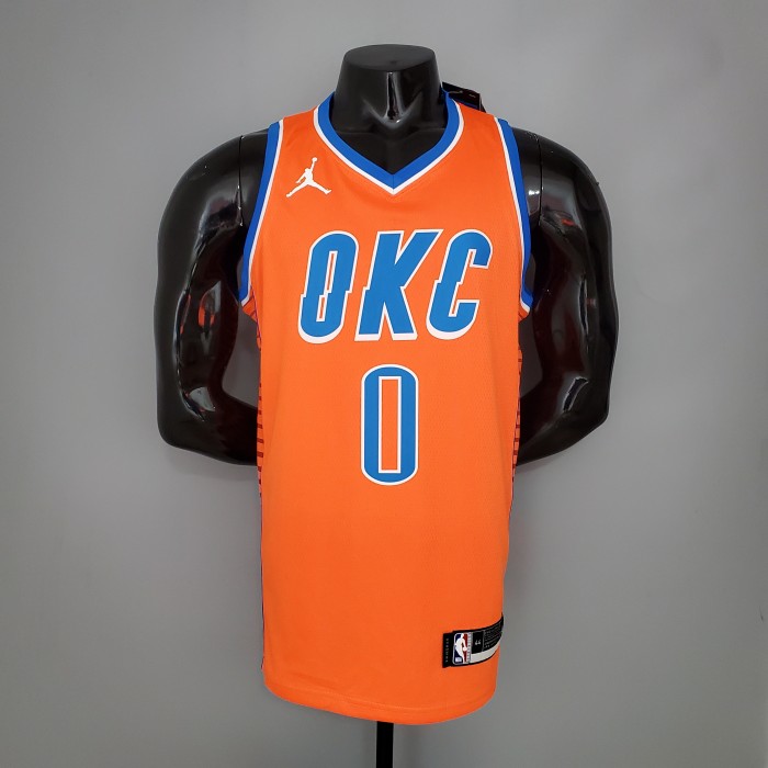 Russell Westbrook Oklahoma City Thunder Swingman Jersey Blue