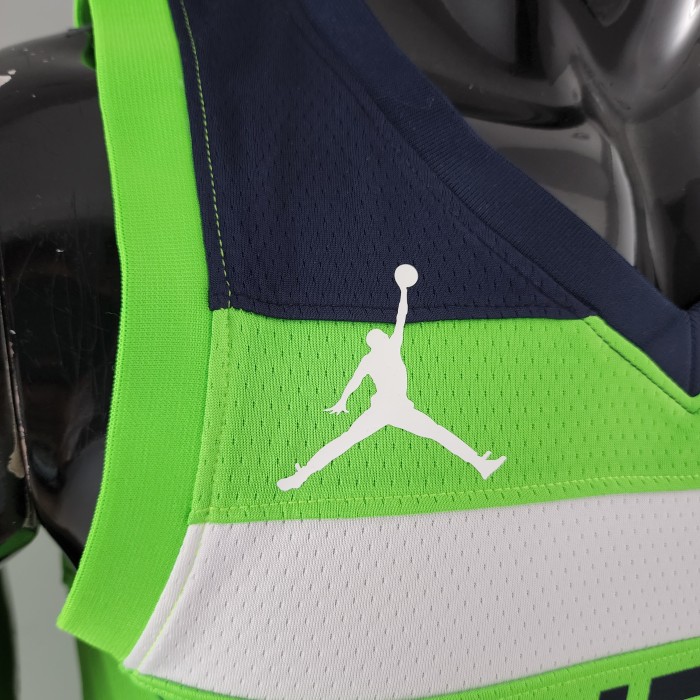 Anthony Edwards Minnesota Timberwolves Swingman Jersey Green