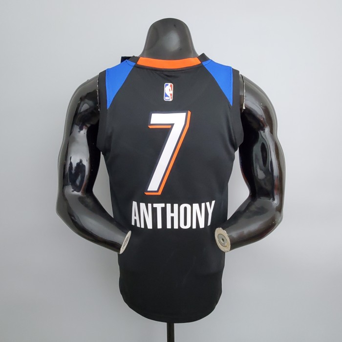 Carmelo Anthony Oklahoma City Thunder City Edition Swingman Jersey Black