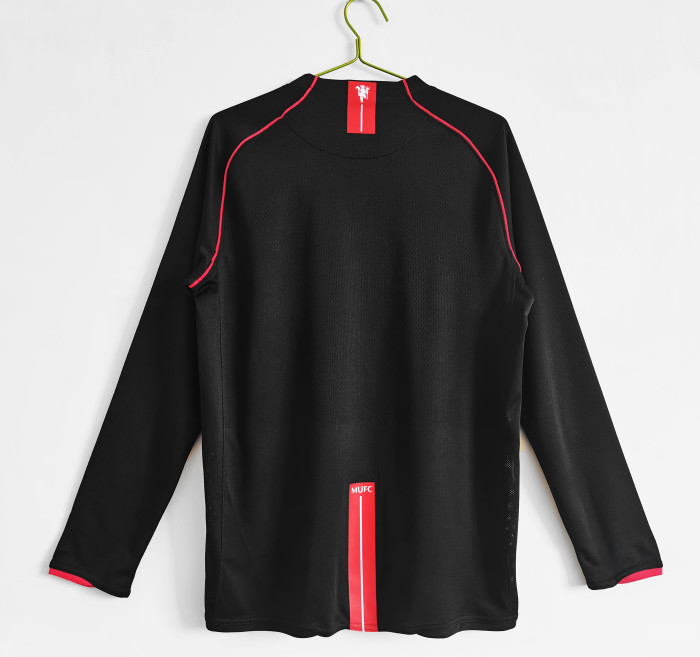 Manchester United Away Long Sleeve Retro Jersey 2007/08