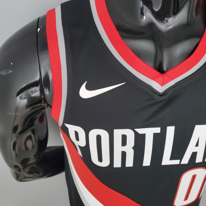 Carmelo Anthony Portland Trail Blazers Swingman Jersey Black
