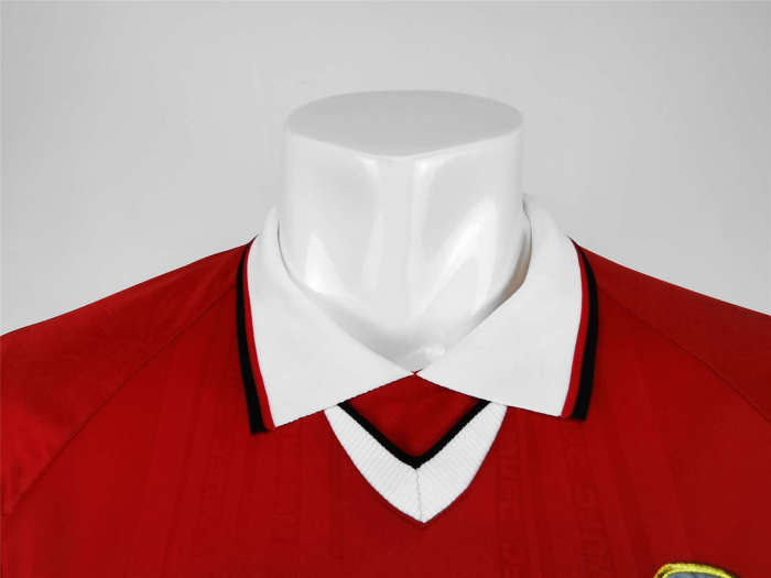 Manchester United Home Long Sleeve Retro Jersey 98/99