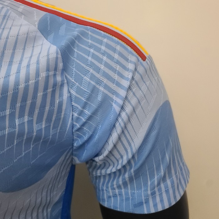 Spain 2022 World Cup Away Player Version Man Jersey