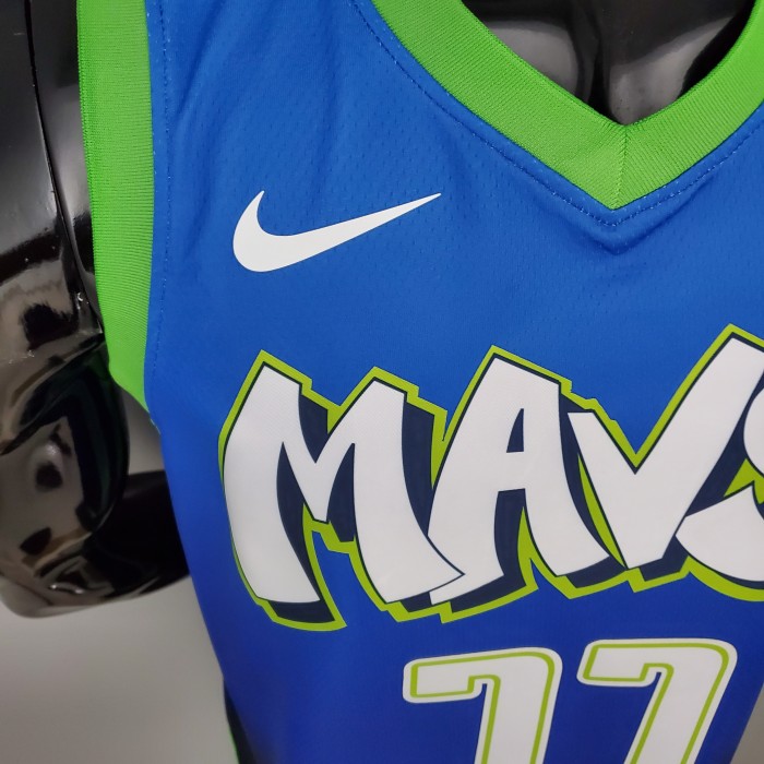 Luka Doncic Dallas Mavericks Swingman Jersey Blue Idol
