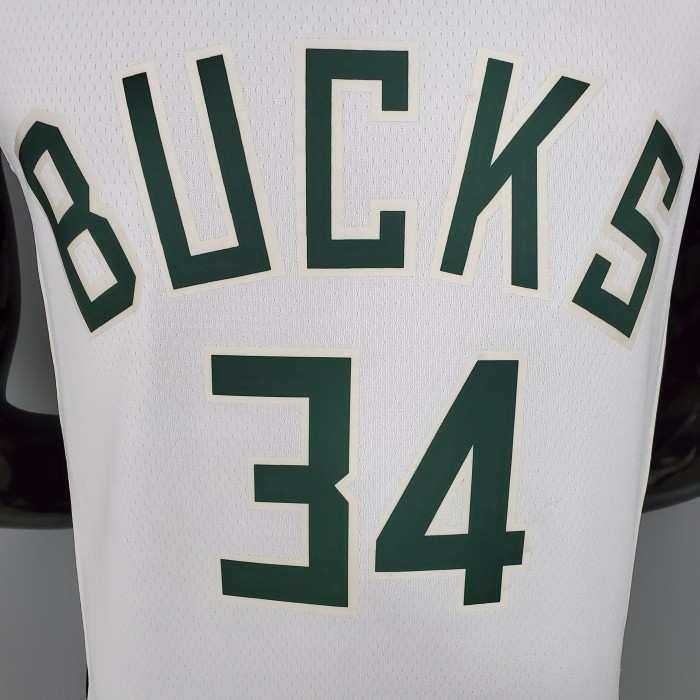Giannis Antetokounmpo Milwaukee Bucks Swingman Jersey White