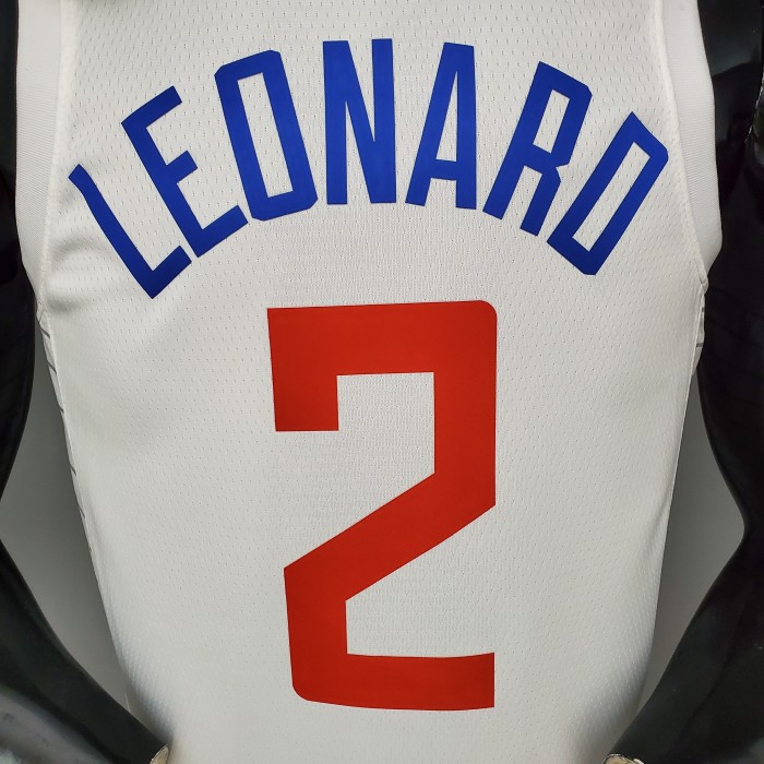 Kawhi Leonard LA Clippers 75th Anniversary Swingman Jersey White