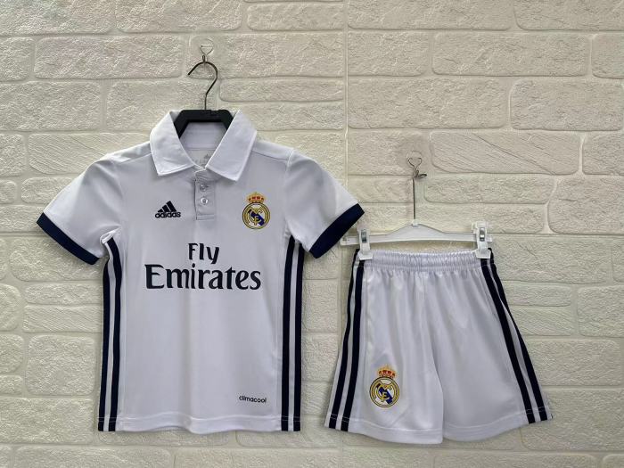 Real Madrid Home Retro Kids Suit 2016/17