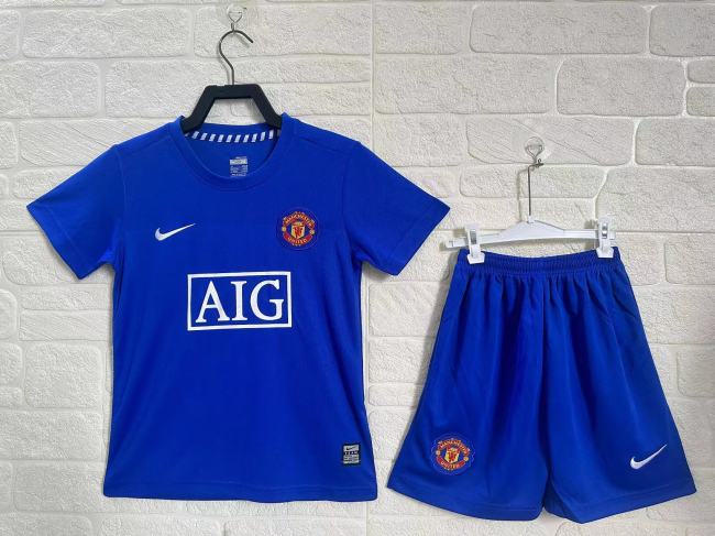 Manchester United Third Retro Kids Suit 2008/09