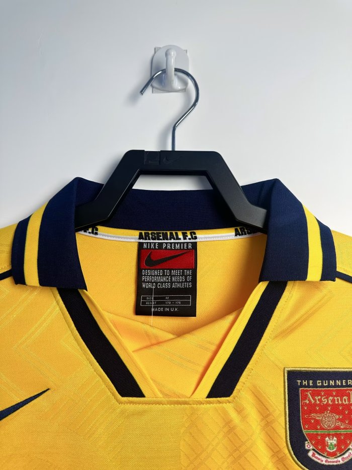 Arsenal Away Long Sleeve Retro Jersey 1996/97