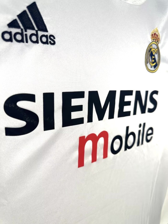 Real Madrid Home Retro Jersey 2004/05