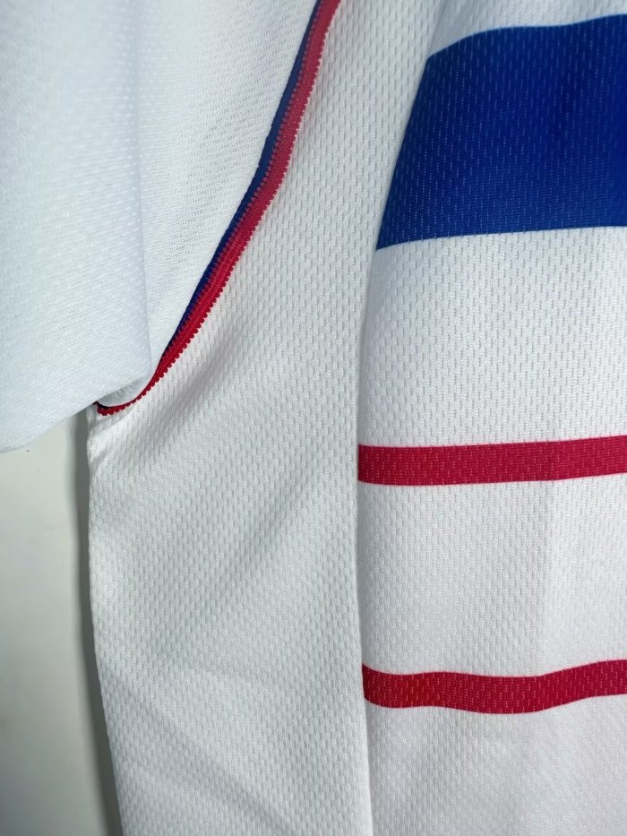 France Away Retro Long Sleeve Jersey 1998