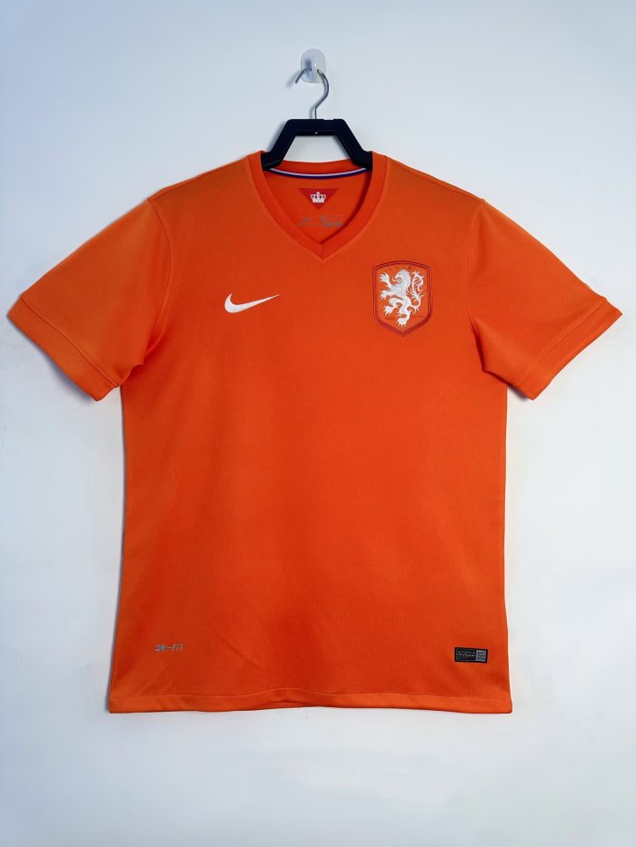 Netherlands Home Retro Jersey 2014/15