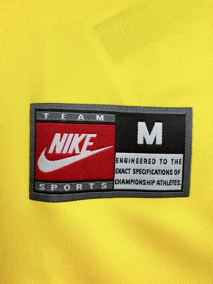 Brazil Home Retro Long Sleeve Jersey 1998
