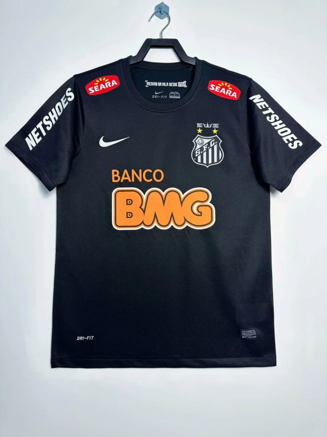 Santos Black Retro Man Jersey 2012/13