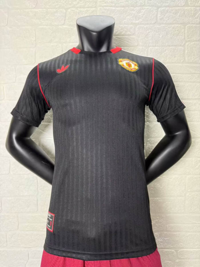Manchester United Icons Black Player Jersey 25/26