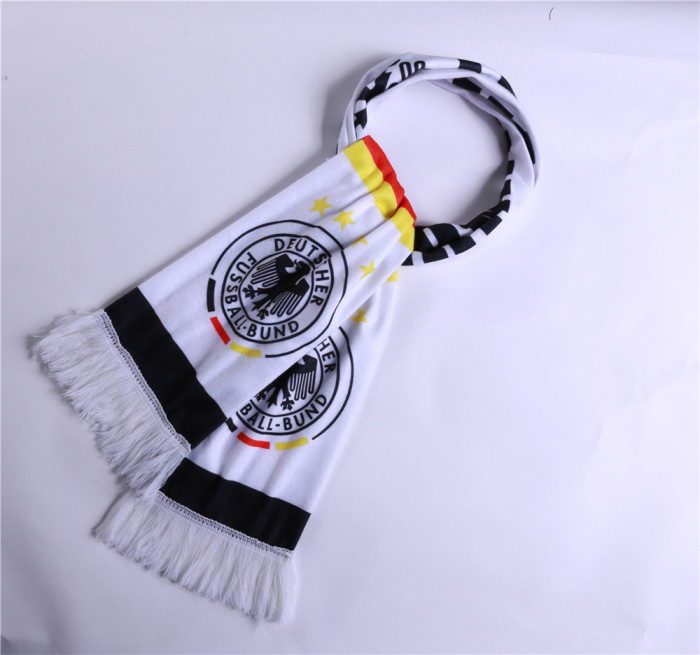 European Cup football plush custom tassel scarf souvenir