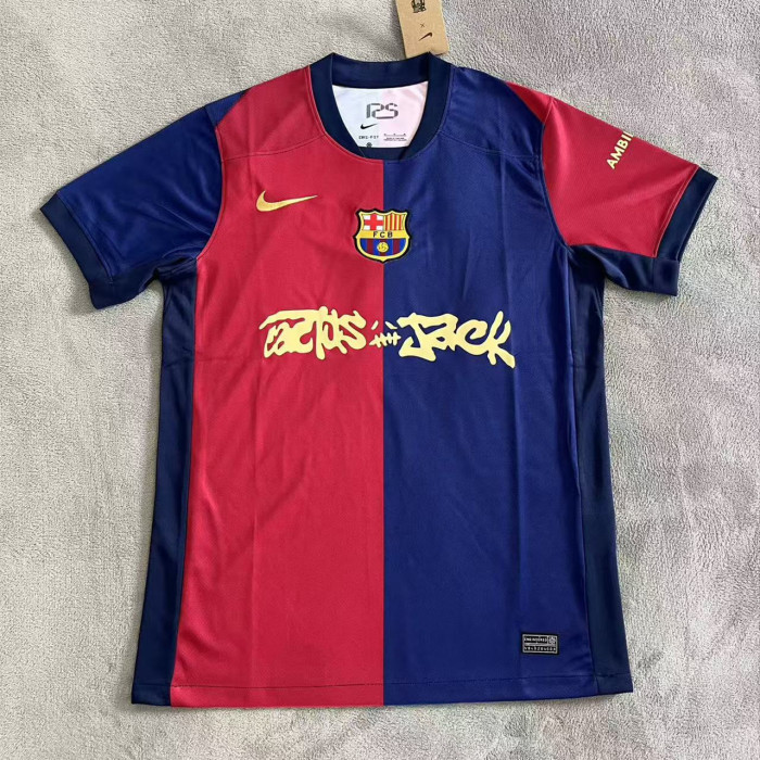 Barcelona X TRAVIS SCOTT Limited Edition Men Jersey 24-25