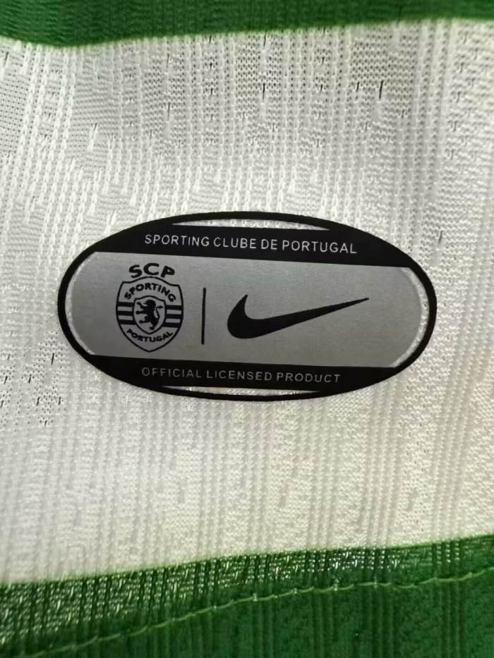 Sporting Lisbon Home Player Version Man Jersey 25/26
