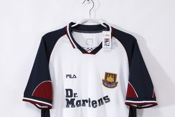 West Ham United Away Retro Jersey 1999/01