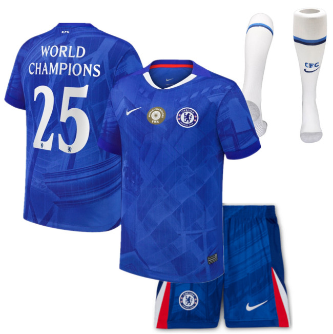 Chelsea Home World Champions 25 Kids Suit & Socks 25/26