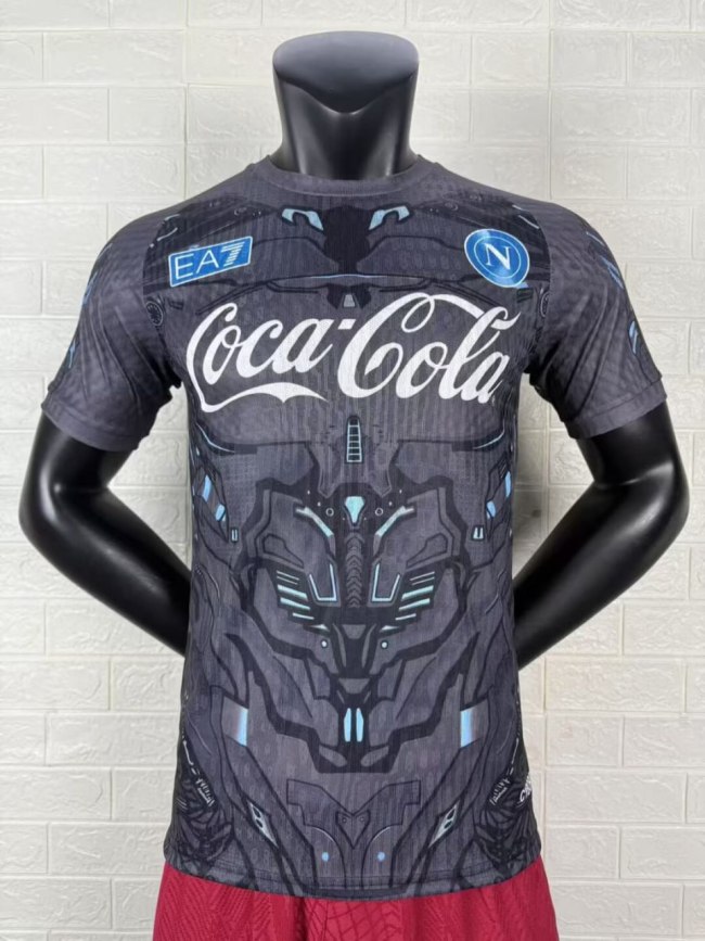 Napoli Gray Training  Man Player Jersey 25/26