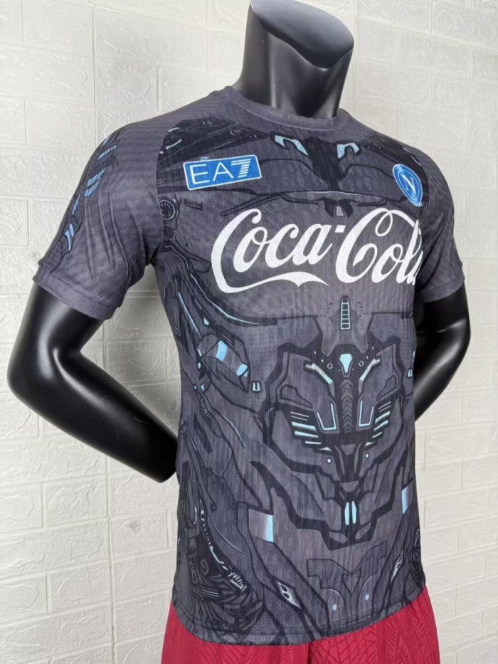 Napoli Gray Training  Man Player Jersey 25/26