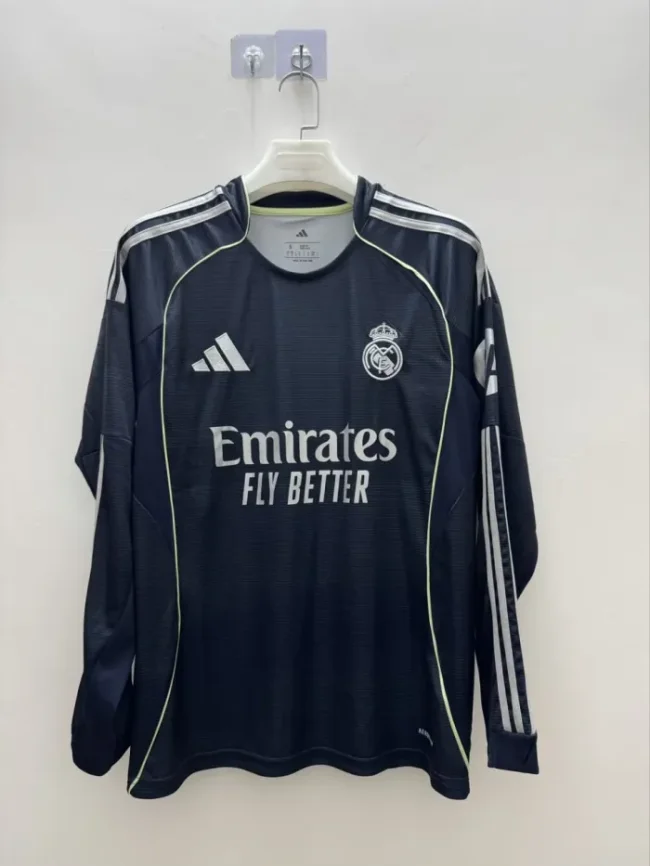 Real Madrid Away Man Long Sleeve Jersey 25/26