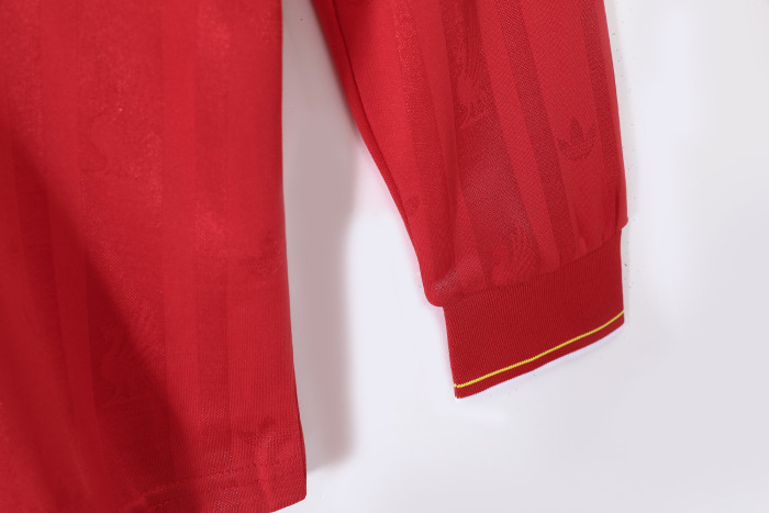 Liverpool Home Retro Long Sleeve Jersey 1986/87