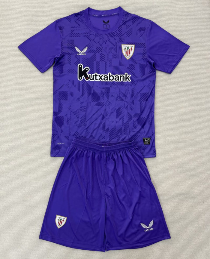 Athletic Bilbao Goalkeeper Kids Suit 25/26