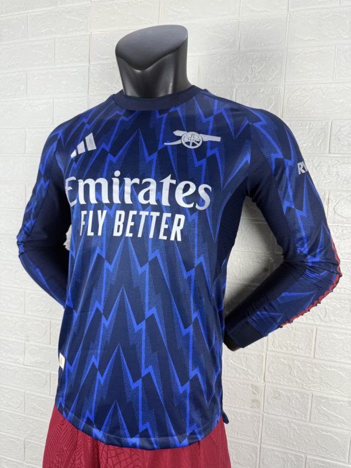Arsenal Away Player Long Sleeve Jersey 25/26