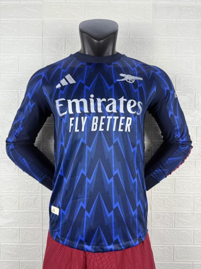 Arsenal Away Player Long Sleeve Jersey 25/26