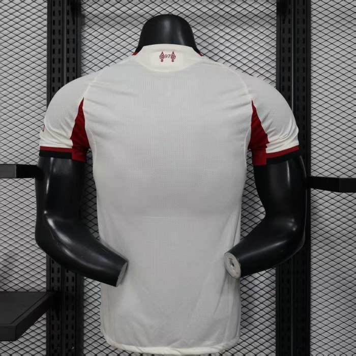 Liverpool away player version shirt 25/26