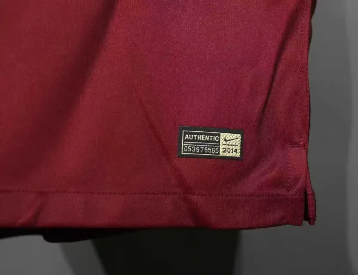 Portugal Home Player Version Retro Jersey 2014