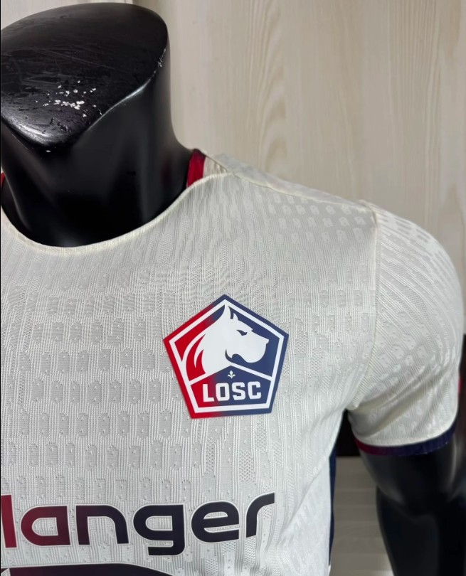 Lille Olympique Away Men Player version Jersey 25/26
