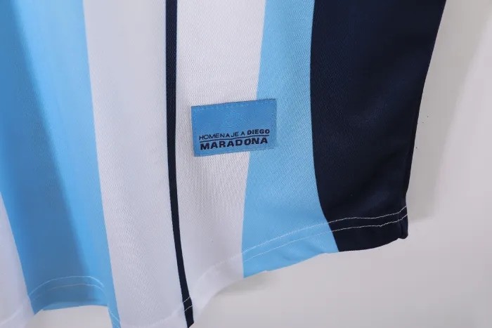 Argentina Diego Maradona Commemorative Retro Jersey 2001