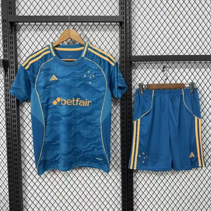 Cruzeiro Third Kids Suit 25/26