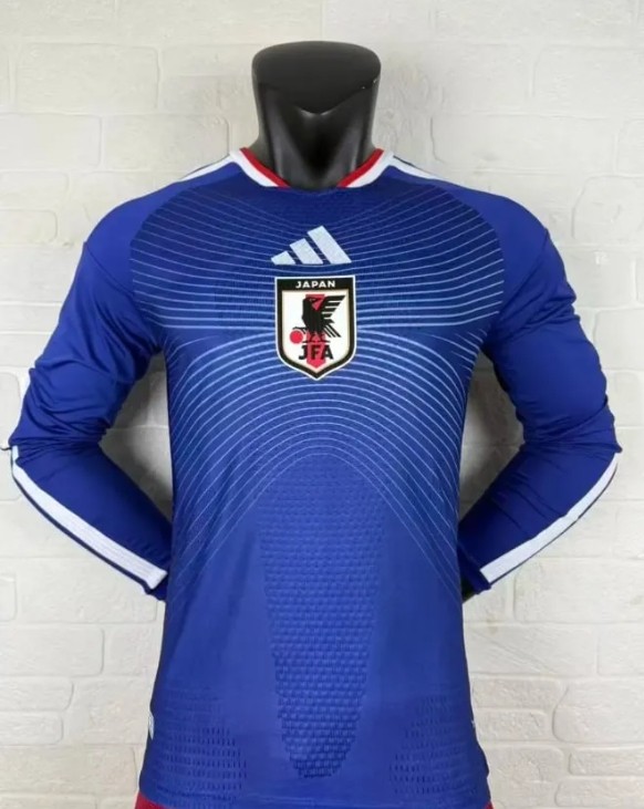 Japan 2026 World Cup Player Long Sleeve Home Men Jersey