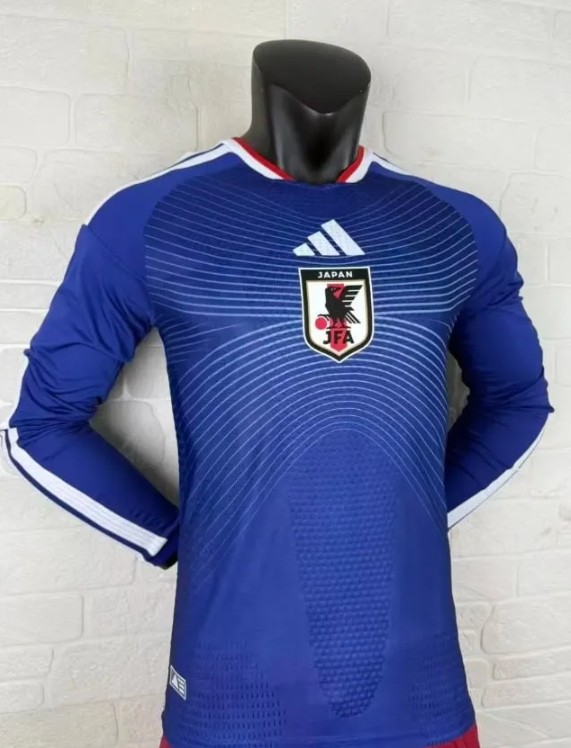 Japan 2026 World Cup Player Long Sleeve Home Men Jersey