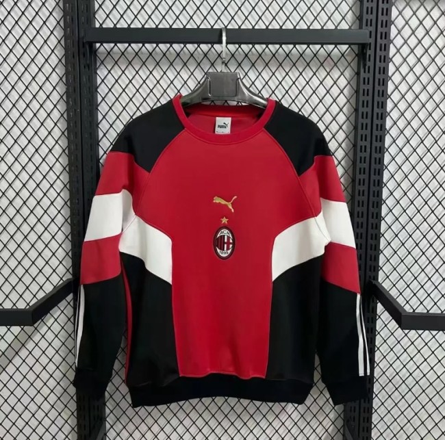 AC Milan Hoodless Sweatshirt Training Jersey 25/26