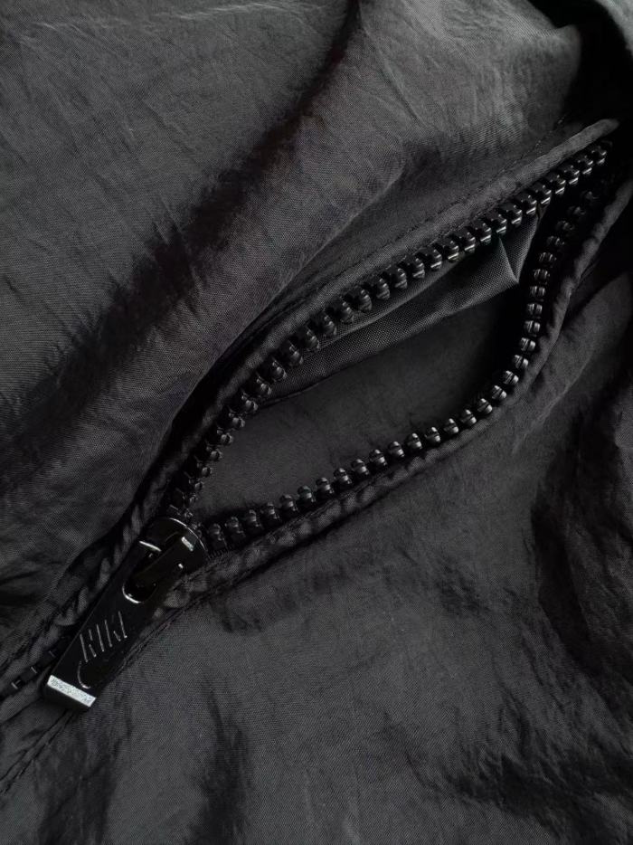 Nike two-color reflective collar coat windbreaker jacket coat!