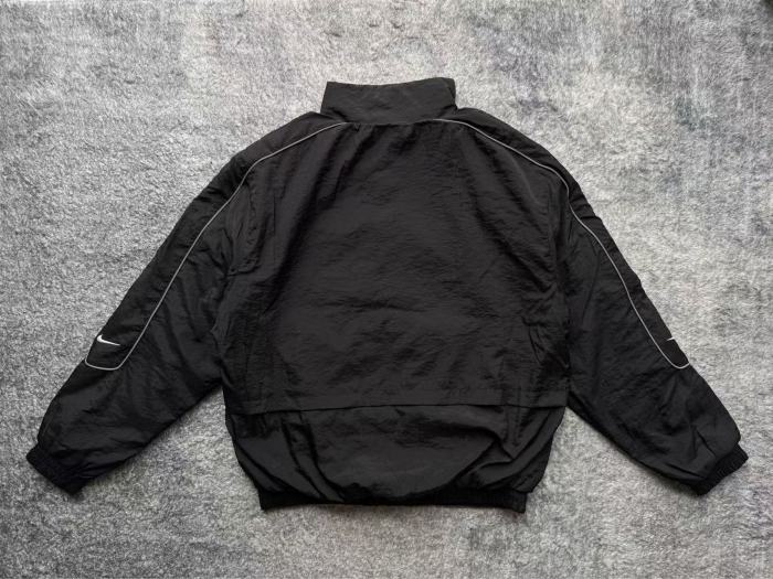 Nike two-color reflective collar coat windbreaker jacket coat!