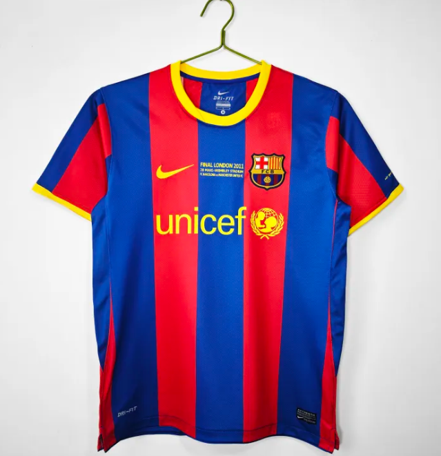 Barcelona Home UCL Final Retro Jersey 2010/11
