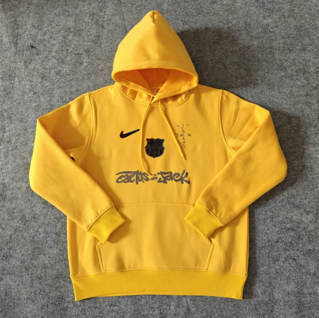 Barcelona Fleece Lined Hoodie Sweatshirt Training Jersey 25/26 (Multiple colors)
