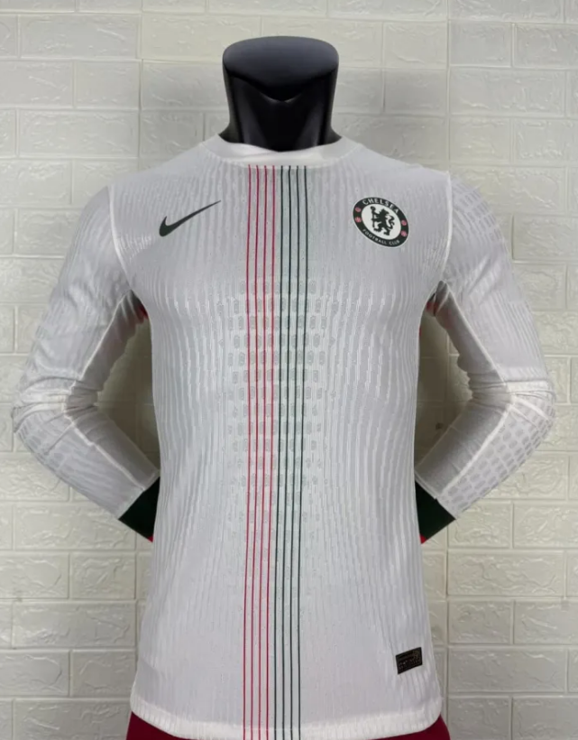 Chelsea Away Player Long Sleeve Jersey 25/26